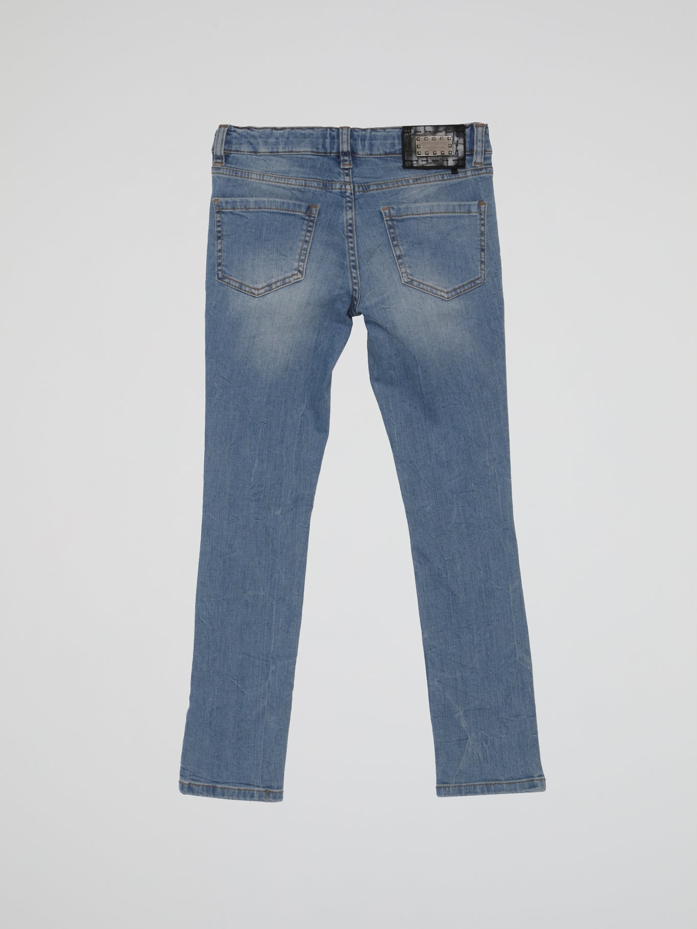 Blue Faded Denim Jeans (Kids)