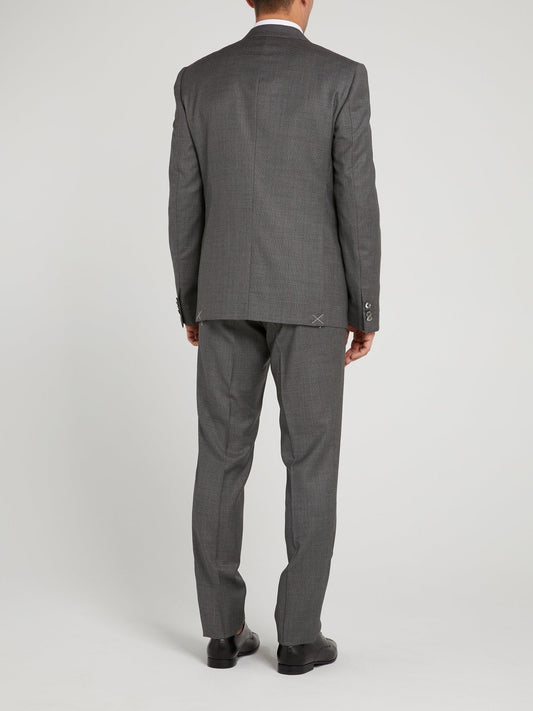 Grey Two-Button Suit