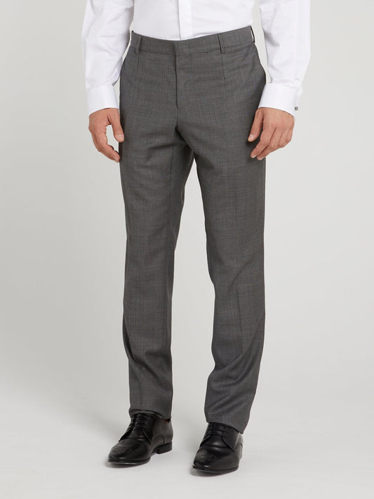 Grey Two-Button Suit
