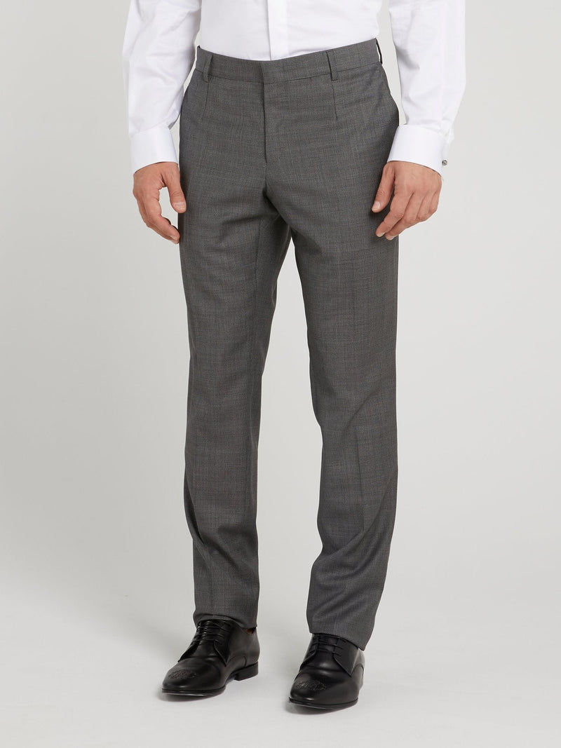 Grey Two-Button Suit