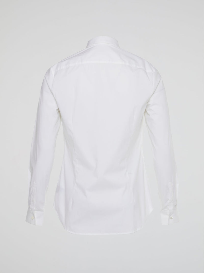 White Embroidered Shirt