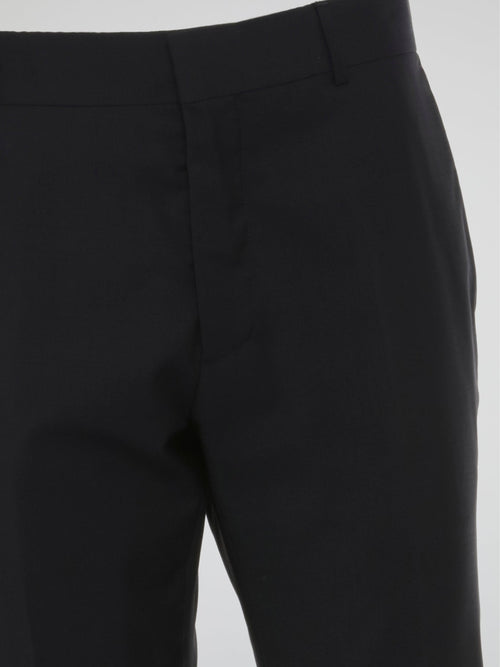 Black Slim Fit Suit Pants